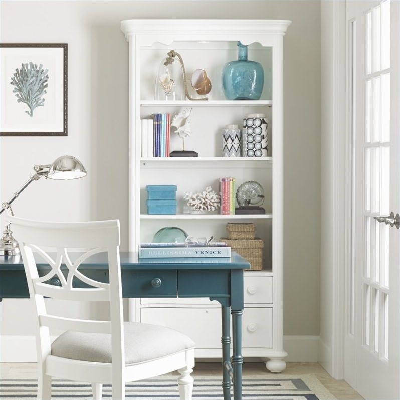Stanley Furniture Coastal Living Retreat Bookcase in Saltbox White
