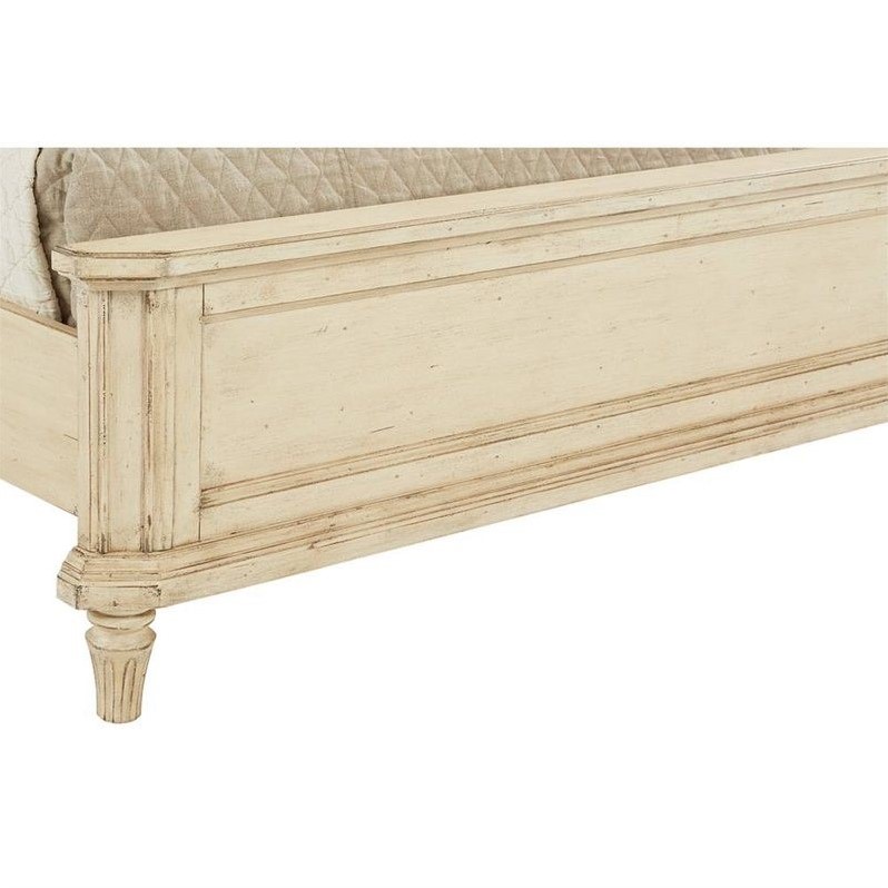 Stanley Furniture European Cottage Queen Panel Bed In Vintage