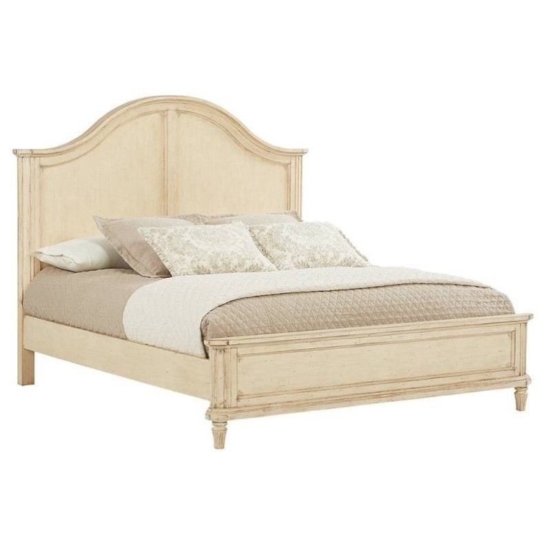 Stanley Furniture European Cottage Queen Panel Bed In Vintage