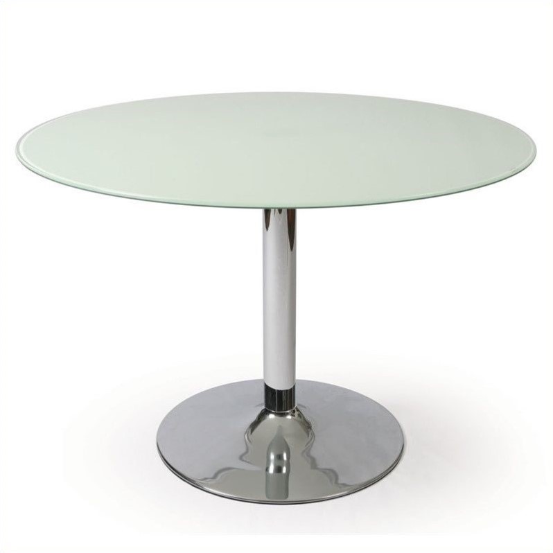 Pastel Furniture Sundance Round Dining Table in Frosted ...