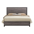 Global Furniture USA Kate Gray Wooden Panel Headboard Queen Bed