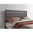 Global Furniture USA Kate Gray Panel Headboard Wooden Full Bed