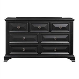 Global Furniture USA Carter Engineered Wood 7-Drawers Dresser in Antique Black