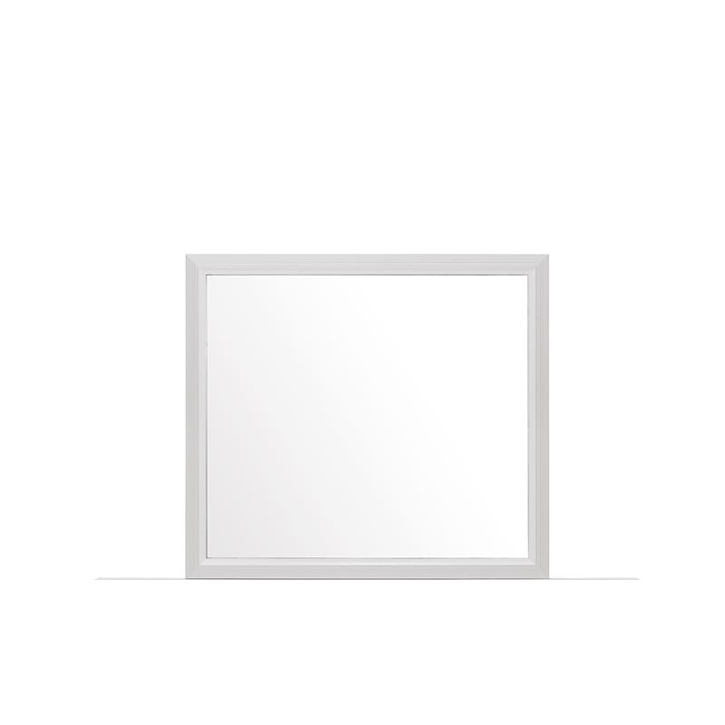 Global Furniture USA Kate White Wood Bedroom Mirror for Dresser