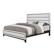 Global Furniture USA Kate White Wood Panel Headboard King Bed