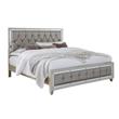 Riley Silver Tufted Upholstered Full Bed