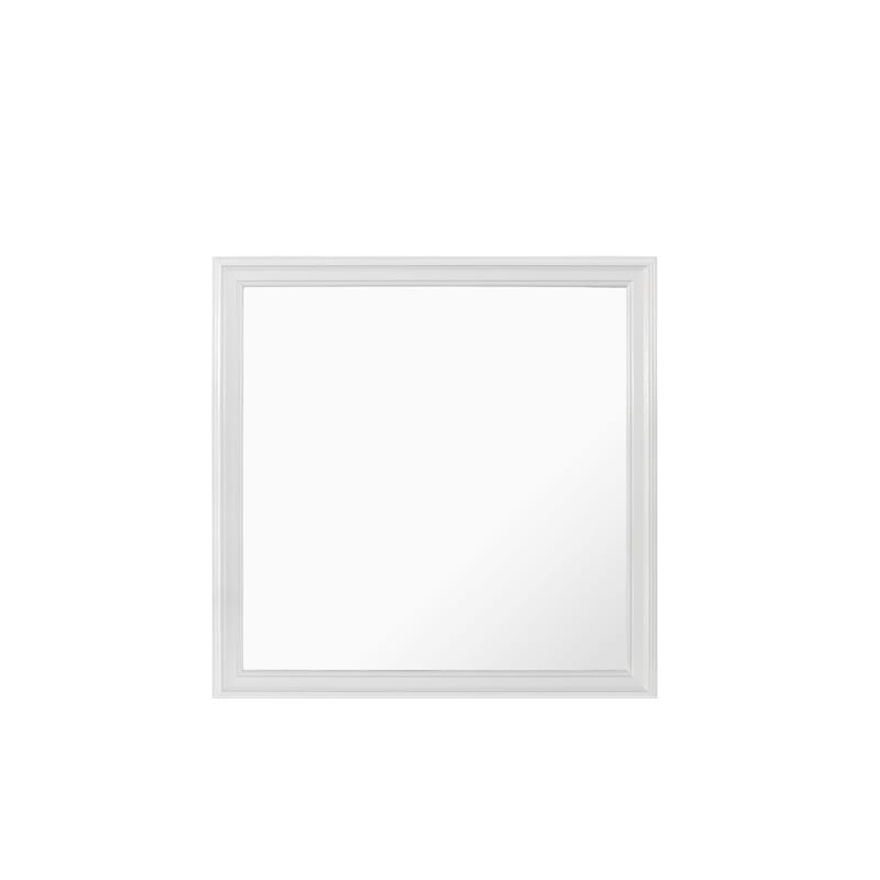 Global Furniture USA Pompei Metallic White Mirror