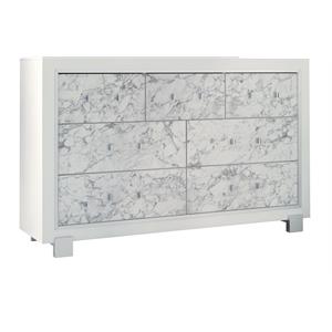 global furniture usa santorini white dresser