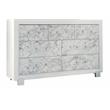 Global Furniture USA Santorini White Wooden 7-Drawer Dresser
