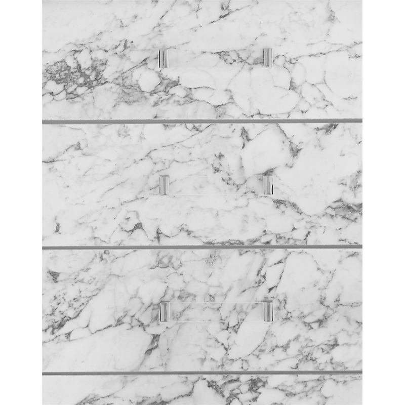 Global Furniture USA Santorini White Wooden 7-Drawer Dresser