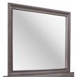 Global Furniture USA Seville Melamine Gray Wood Large Scale Mirror