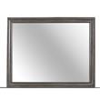 Global Furniture USA Seville Melamine Gray Wood Large Scale Mirror