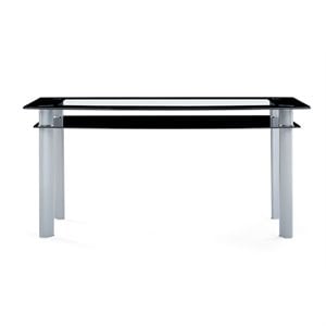 global furniture usa black trim dining table