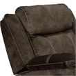 Global Furniture USA U7303C Brown Microfiber Glider Recliner