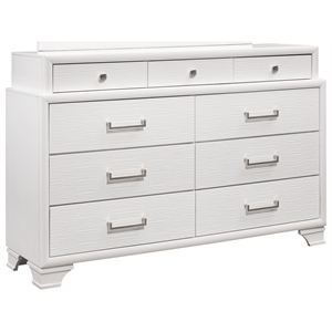 global furniture usa jordyn collection white dresser