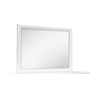 global furniture usa jordyn collection white mirror