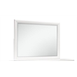 Global Furniture USA Jordyn Solid Wood White Large Scale Mirror