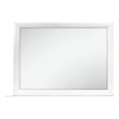 Global Furniture USA Jordyn Solid Wood White Large Scale Mirror