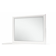 Global Furniture USA Jordyn Solid Wood White Large Scale Mirror
