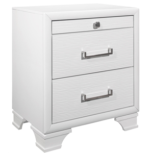 global furniture usa jordyn collection white nightstand