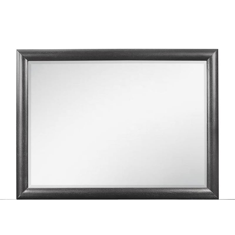 Global Furniture USA Jordyn Wood Large Scale Gray Mirror