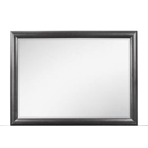 Global Furniture USA Jordyn Wood Large Scale Gray Mirror