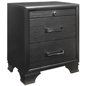 global furniture usa jordyn textured front gray nightstand