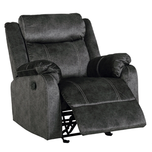 global furniture usa domino granite glider recliner
