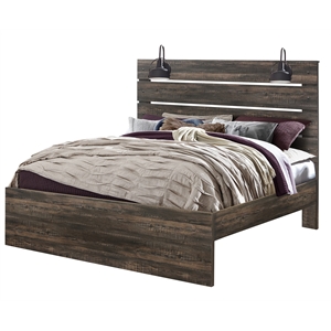 global furniture usa linwood dark oak full bed