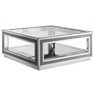 global furniture usa hollywood glam glitter accent coffee table