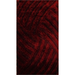 global furniture usa miami solid color burgundy 5x7 rug