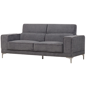 global furniture usa transitional bear platinum sofa