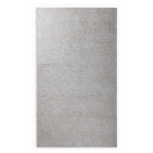 global furniture usa victoria ashley solid white/silver 5x7 rug