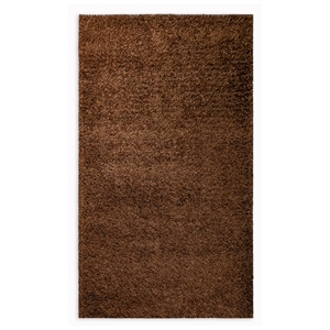 global furniture usa victoria ashley solid dark brown/gold 5x7 rug