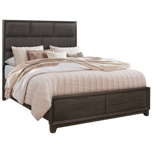 global furniture usa willow grey oak queen bed
