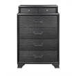 Global Furniture USA Jordyn Contemporary Wood Gray 6-Drawer Chest