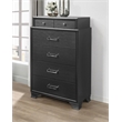 Global Furniture USA Jordyn Contemporary Wood Gray 6-Drawer Chest