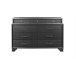 Global Furniture USA Jordyn Contemporary Wood Gray 9-Drawer Dresser