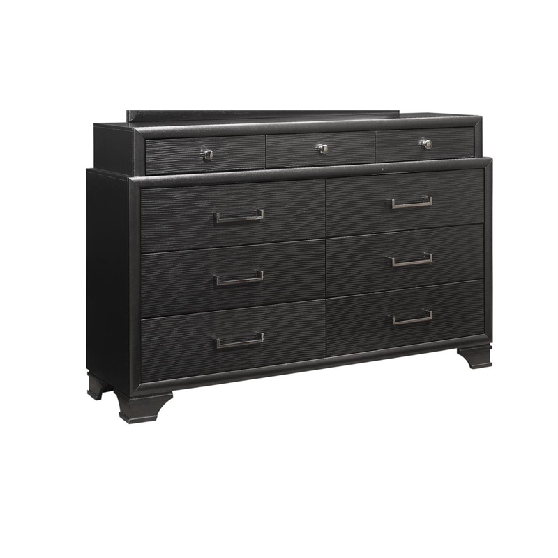 Global Furniture USA Jordyn Contemporary Wood Gray 9-Drawer Dresser
