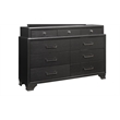 Global Furniture USA Jordyn Contemporary Wood Gray 9-Drawer Dresser