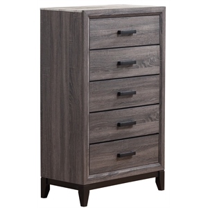 global furniture usa laura foil grey chest