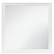 Global Furniture USA Charlie Traditional/Modern White Wood Mirror
