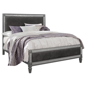 global furniture usa stella grey king bed