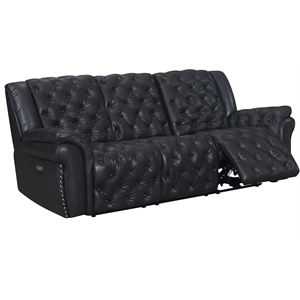 global furniture usa evelyn charcoal power recline sofa