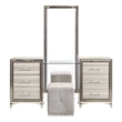 Global Furniture USA Zambrano White Vanity Set