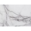 Global Furniture USA Ylime White High Gloss Marble Vanity With LED