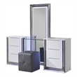 Global Furniture USA Ylime Smooth White Vanity Set