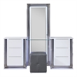 Global Furniture USA Ylime Smooth White Vanity Set