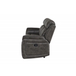 Global Furniture USA U8517 Charcoal Gray Fabric Reclining Sofa