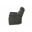 Global Furniture USA U8517 Charcoal Gray Fabric Glider Recliner